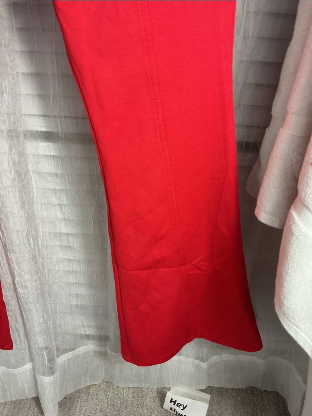 Dear Scarlett Flared Pants - Coral Red - Picture 2 of 12